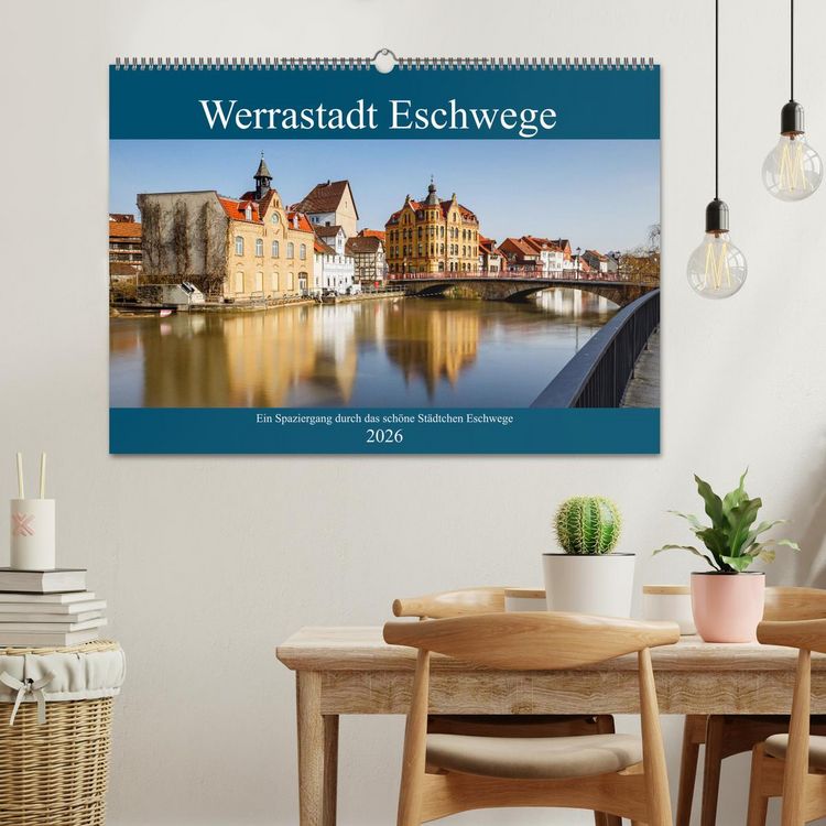 Produktbild: Werrastadt Eschwege (Wandkalender 2026 DIN A2 quer), CALVENDO Monatskalender