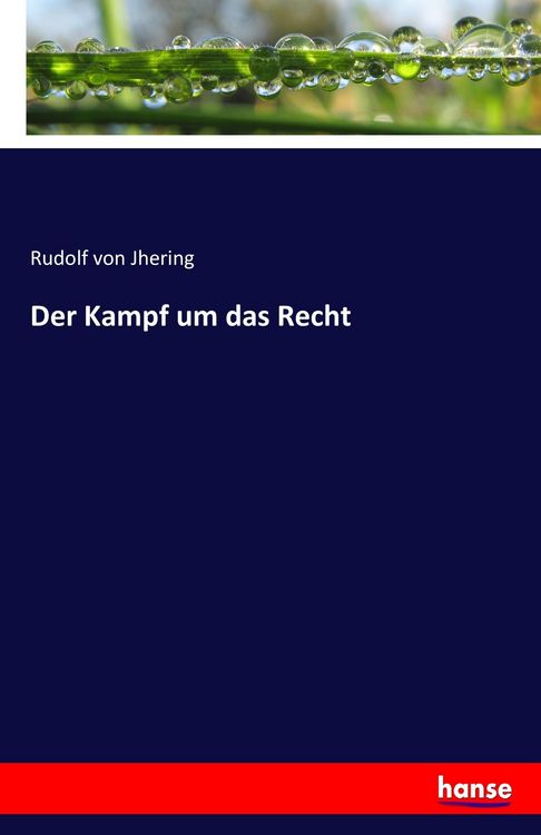 Produktbild: Der Kampf um das Recht
