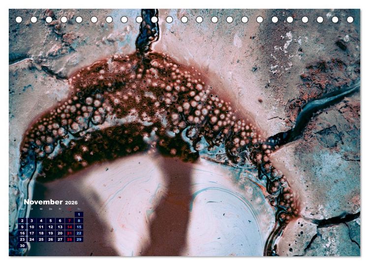Produktbild: ABOVE - Die Welt von oben in ihrer abstraktesten Form (Tischkalender 2026 DIN A5 quer), CALVENDO Monatskalender