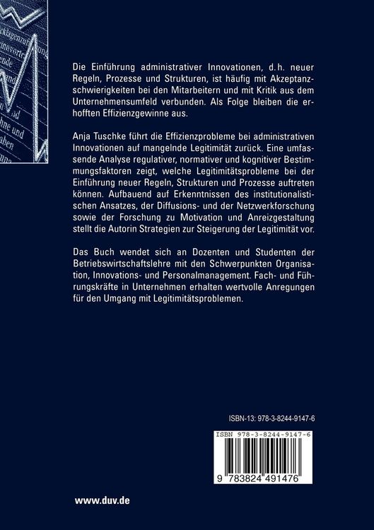Produktbild: Legitimit&auml;t und Effizienz administrativer Innovationen