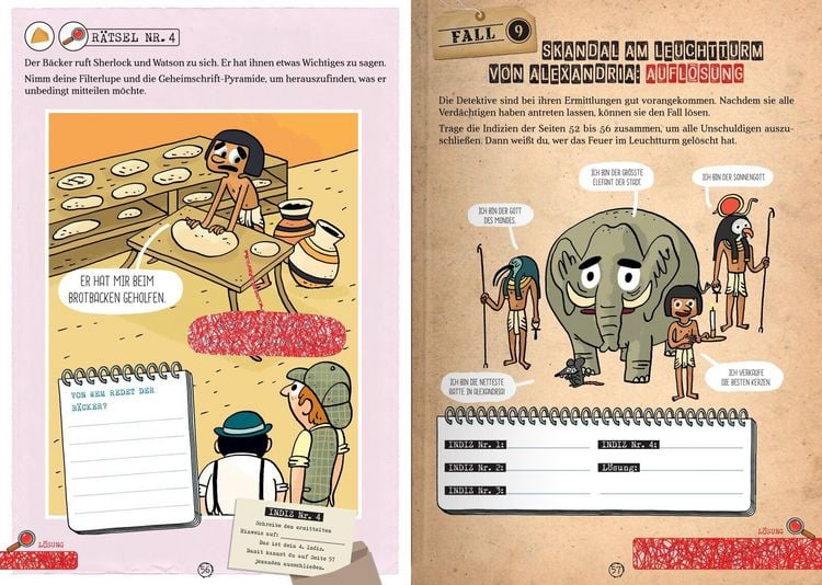 Produktbild: Sherlock Holmes f&uuml;r Kids &ndash; Die 10 geheimnisvollen F&auml;lle des Sherlock Holmes in &Auml;gypten