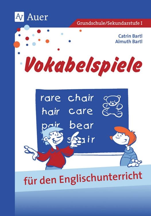 Produktbild: Vokabelspiele f&uuml;r den Englischunterricht in der Grund- und Hauptschule