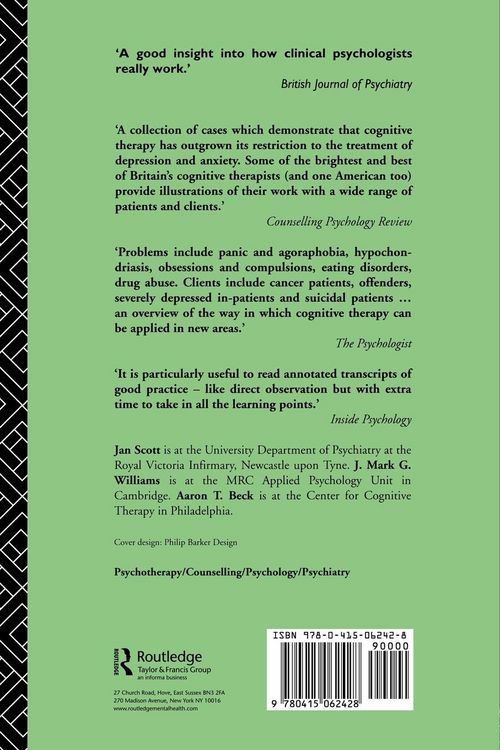 Produktbild: Cognitive Therapy in Clinical Practice