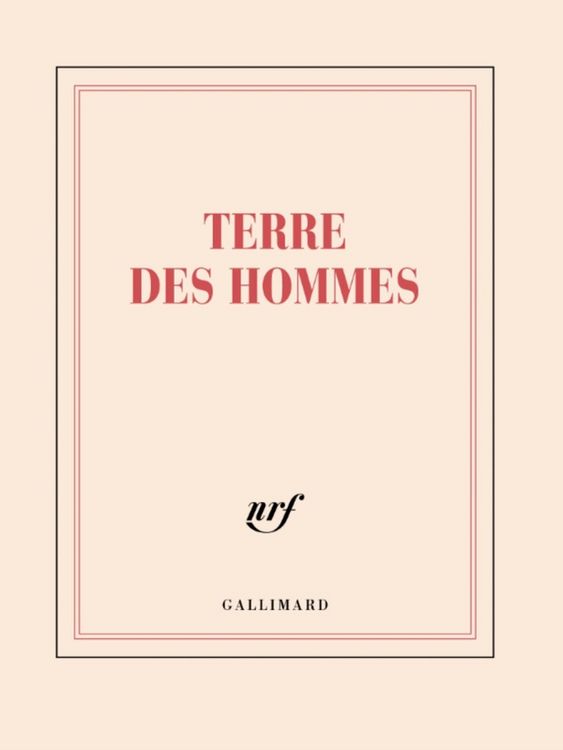 Produktbild: Terre des hommes : carnet carr&eacute; lign&eacute;