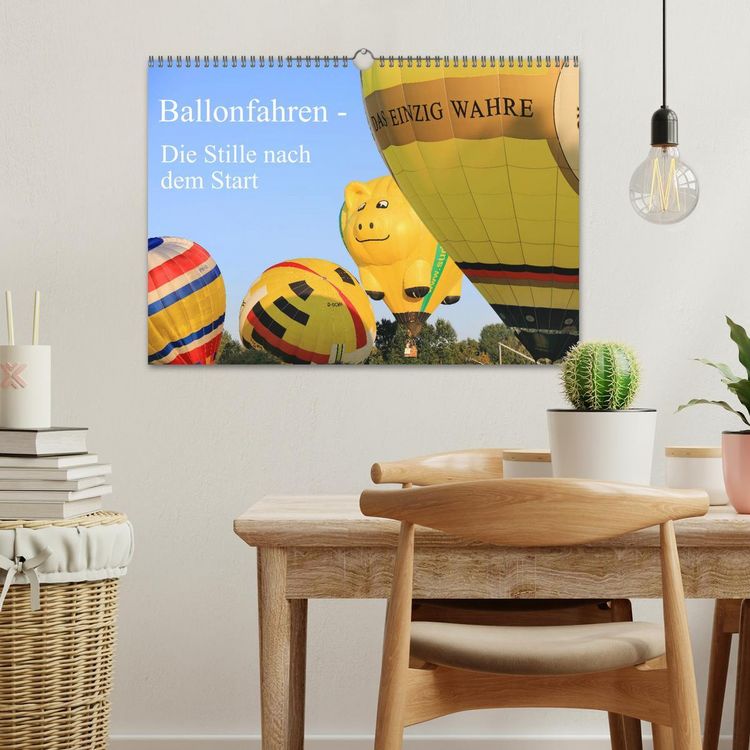 Produktbild: Ballonfahren - Die Stille nach dem Start (Wandkalender 2026 DIN A3 quer), CALVENDO Monatskalender