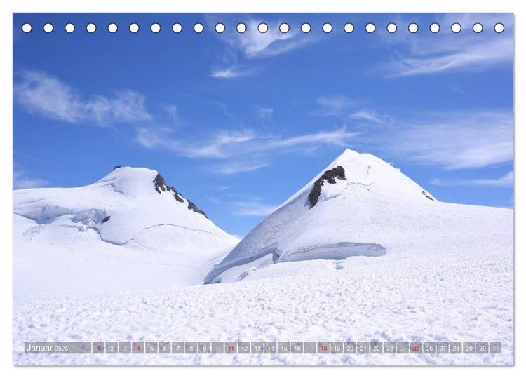 Produktbild: Monte Rosa (Tischkalender 2026 DIN A5 quer), CALVENDO Monatskalender