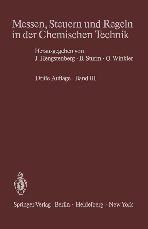 Produktbild: Messen, Steuern und Regeln in der Chemischen Technik