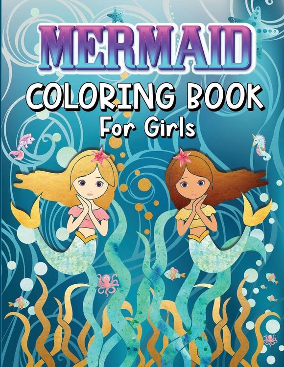 Produktbild: Mermaids Coloring Book for Girls