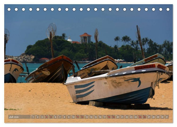 Produktbild: Reise nach Sri Lanka (Tischkalender 2026 DIN A5 quer), CALVENDO Monatskalender