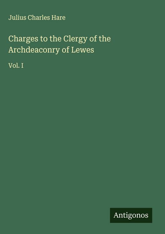 Produktbild: Charges to the Clergy of the Archdeaconry of Lewes