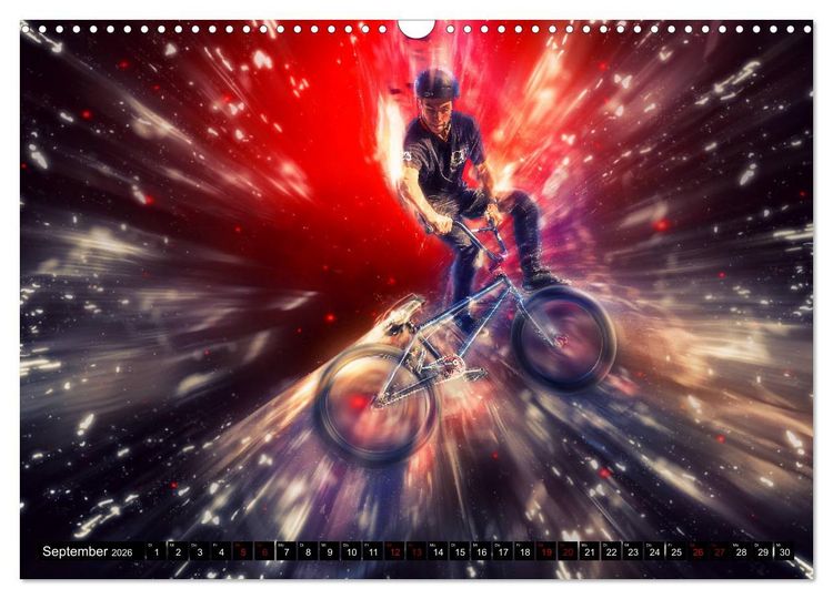 Produktbild: BMX Universum (Wandkalender 2026 DIN A3 quer), CALVENDO Monatskalender