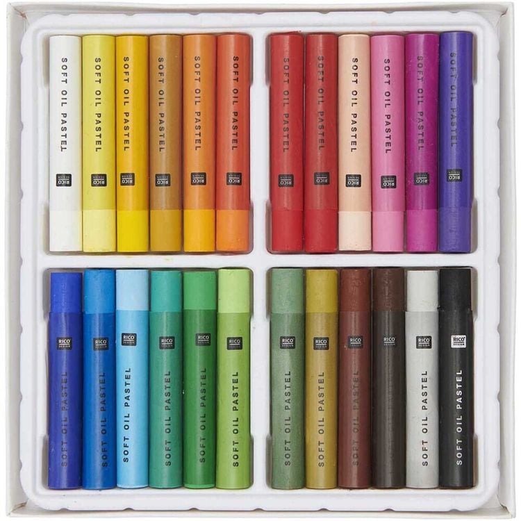 Produktbild: &Ouml;lpastellkreide, 24 Farben