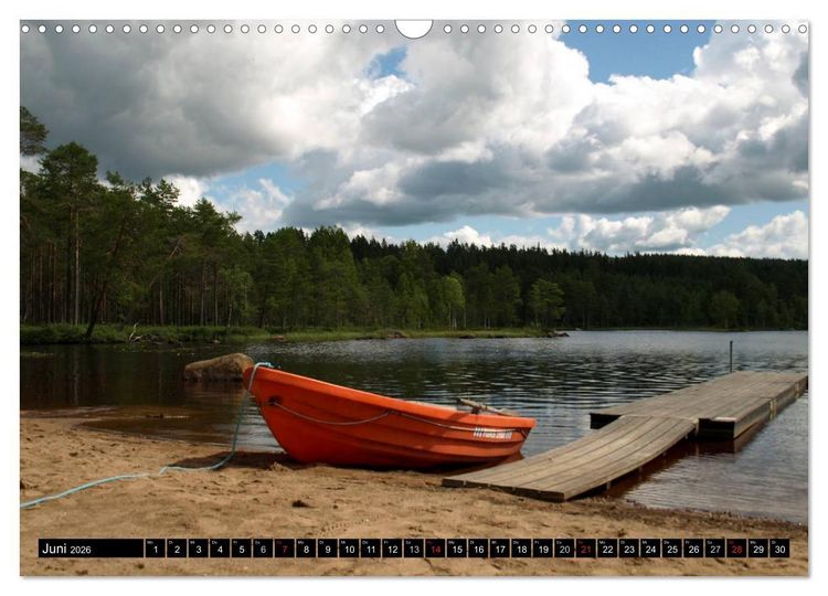 Produktbild: Schweden + Norwegen (Wandkalender 2026 DIN A3 quer), CALVENDO Monatskalender