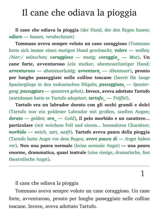 Produktbild: Italienisch lernen mit lustigen Kurzgeschichten (A1-A2) - Storie di cani (+ Audio-Online)