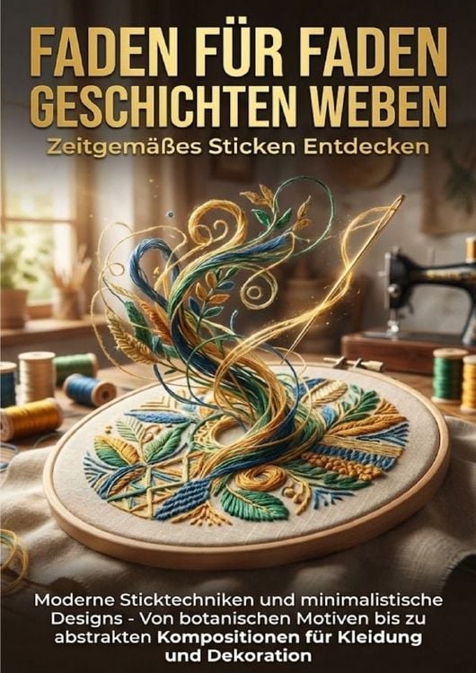 Produktbild: Faden f&uuml;r Faden Geschichten Weben: Zeitgem&auml;&szlig;es Sticken Entdecken