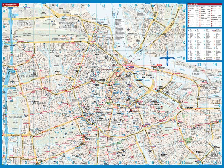 Produktbild: Amsterdam, Borch Map
