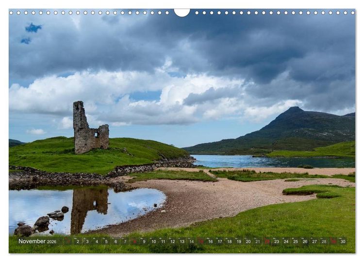 Produktbild: Quer durch Schottland (Wandkalender 2026 DIN A3 quer), CALVENDO Monatskalender