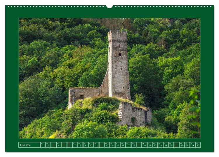 Produktbild: Romantische Ruinen (Wandkalender 2026 DIN A2 quer), CALVENDO Monatskalender
