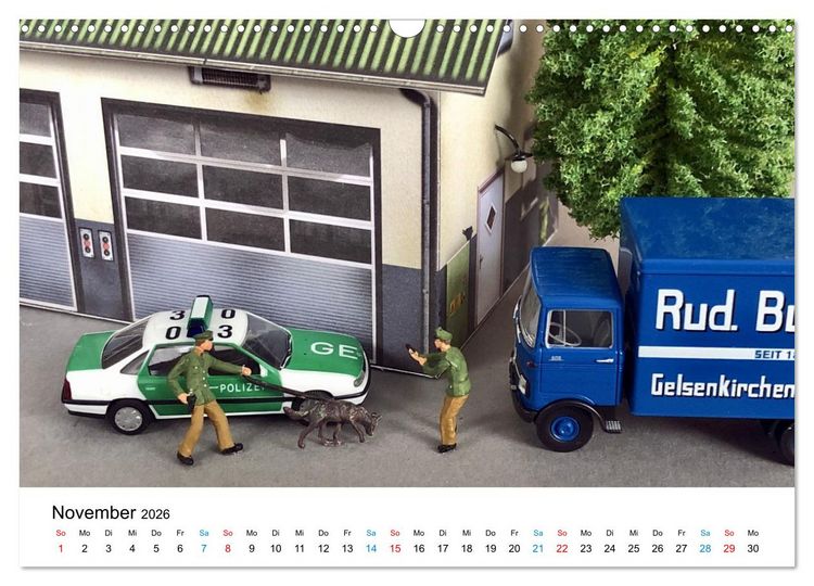 Produktbild: Polizeimodelle im Einsatz (Wandkalender 2026 DIN A3 quer), CALVENDO Monatskalender