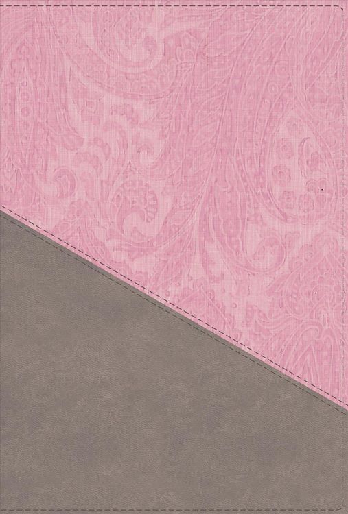 Produktbild: Niv, Personal Size Bible, Large Print, Leathersoft, Pink/Gray, Red Letter Edition, Comfort Print