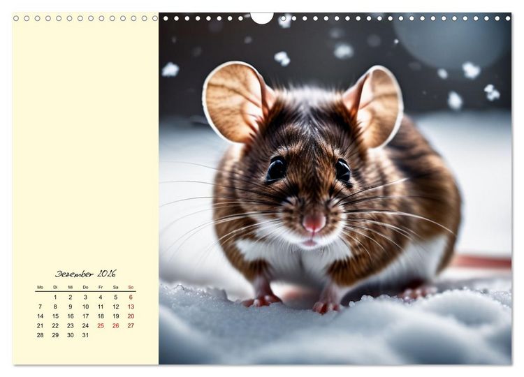 Produktbild: Goldige M&auml;use im Gr&uuml;nen (Wandkalender 2026 DIN A3 quer), CALVENDO Monatskalender