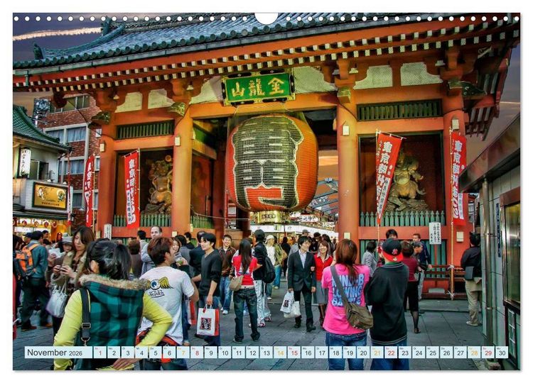 Produktbild: Japan - Hightech und Tradition (Wandkalender 2026 DIN A3 quer), CALVENDO Monatskalender
