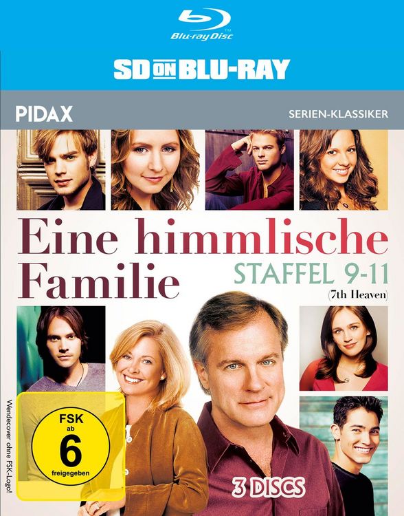Produktbild: Eine himmlische Familie (7th Heaven), Box 3, Staffel 9 - 11 / Die letzten 3 Staffeln der Kultserie (SD on Blu-ray) [3 BRs]