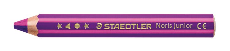 Produktbild: STAEDTLER Noris junior 140 Kindermalstift 3 in 1, 6 Duo Malstifte + 1 Spitzer