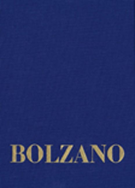 Produktbild: Bernard Bolzano Gesamtausgabe / Reihe II: Nachla&szlig;. A. Nachgelassene Schriften. Band 18,1: Erbauungsreden des Studienjahres 1810/1811. Erster Teil