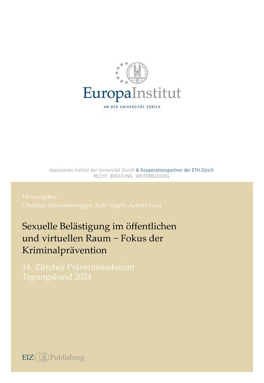 Produktbild: Sexuelle Bel&auml;stigung im &ouml;ffentlichen und virtuellen Raum - Fokus der Kriminalpr&auml;vention