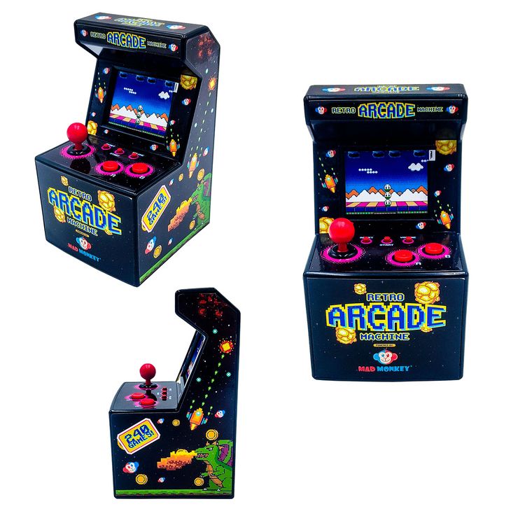 Produktbild: Mad Monkey Retro Mini Arcade 240x 8-Bit Spiele