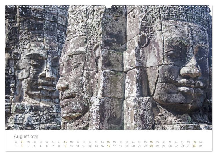Produktbild: Geheimnisvolles Indochina Kambodscha, Laos, Vietnam (hochwertiger Premium Wandkalender 2026 DIN A2 quer), Kunstdruck in Hochglanz
