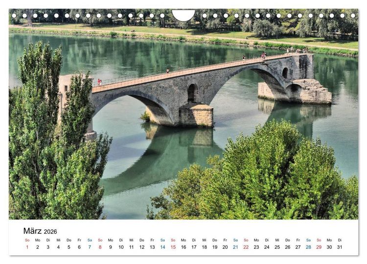 Produktbild: Avignon - Weltkulturerbe der UNESCO (Wandkalender 2026 DIN A4 quer), CALVENDO Monatskalender