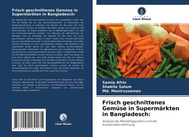 Produktbild: Frisch geschnittenes Gem&uuml;se in Superm&auml;rkten in Bangladesch: