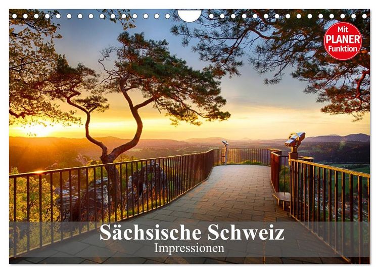 Produktbild: S&auml;chsische Schweiz &ndash; Impressionen (Wandkalender 2026 DIN A4 quer), CALVENDO Monatskalender