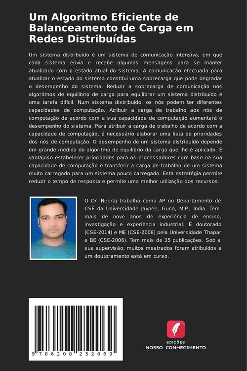 Produktbild: Um Algoritmo Eficiente de Balanceamento de Carga em Redes Distribu&iacute;das