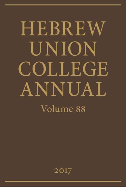 Produktbild: Hebrew Union College Annual