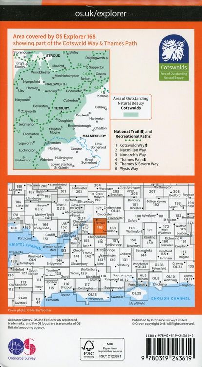 Produktbild: Stroud, Tetbury and Malmesbury
