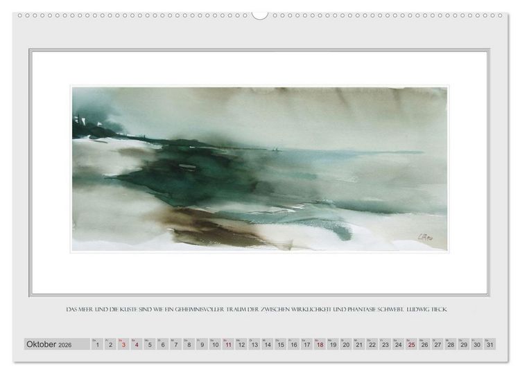 Produktbild: Zauber einer Insel (hochwertiger Premium Wandkalender 2026 DIN A2 quer), Kunstdruck in Hochglanz