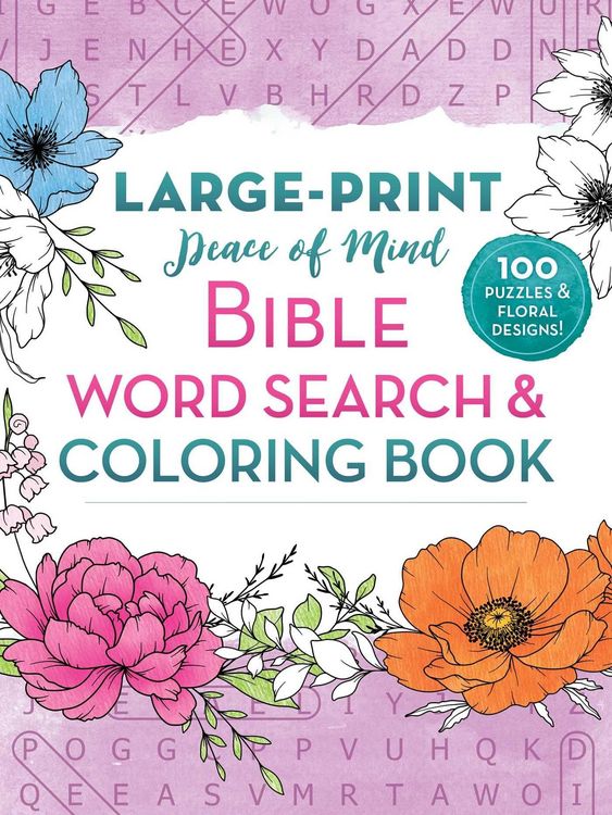 Produktbild: Peace of Mind Bible Word Search & Coloring Book