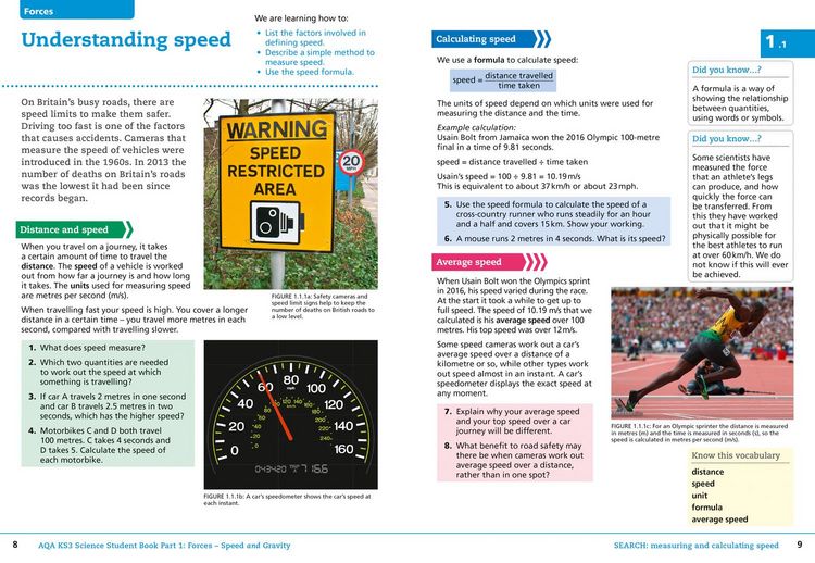 Produktbild: AQA KS3 Science Student Book Part 1