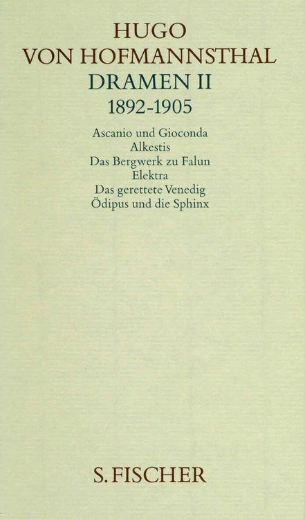 Produktbild: Dramen II. 1892-1905