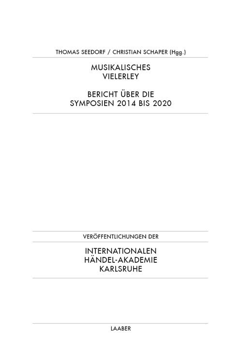 Produktbild: Musikalisches Vielerley