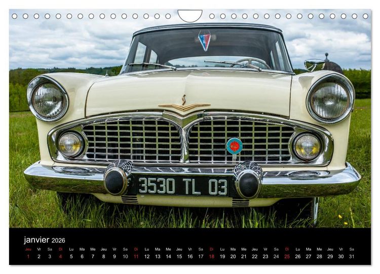 Produktbild: AUTO MOBILE (Calendrier mural 2026 DIN A4 vertical), CALVENDO calendrier mensuel
