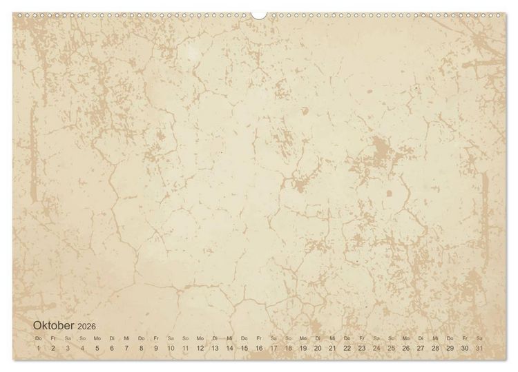 Produktbild: Vintage DIY Bastel-Kalender - Zum Selbstgestalten (Wandkalender 2026 DIN A2 quer), CALVENDO Monatskalender