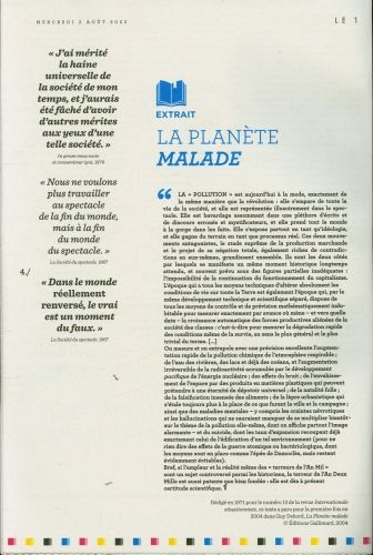 Produktbild: Le Un hebdo: No 458