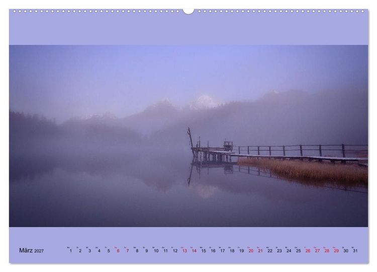 Produktbild: Fogscapes - magische Nebellandschaften (Wandkalender 2027 DIN A2 quer), CALVENDO Monatskalender