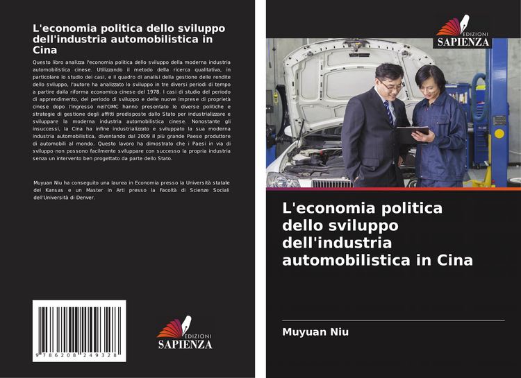 Produktbild: L'economia politica dello sviluppo dell'industria automobilistica in Cina