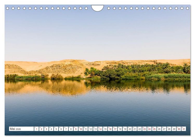 Produktbild: &Auml;gypten Landschaften am Nil (Wandkalender 2026 DIN A4 quer), CALVENDO Monatskalender