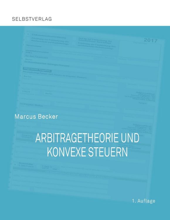 Produktbild: Arbitragetheorie und konvexe Steuern
